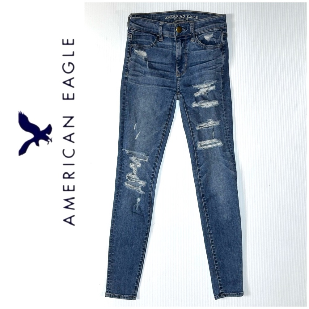 AE American Eagle Outfitters Hi-Rise Jegging Jeans 00